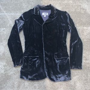 Chelsea28 Purple Velvet woman’s single breast SzXXS